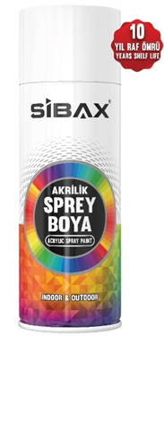 SİBAX SPREY BOYA 400 ML ANTRASİT GRİ RAL 7016
